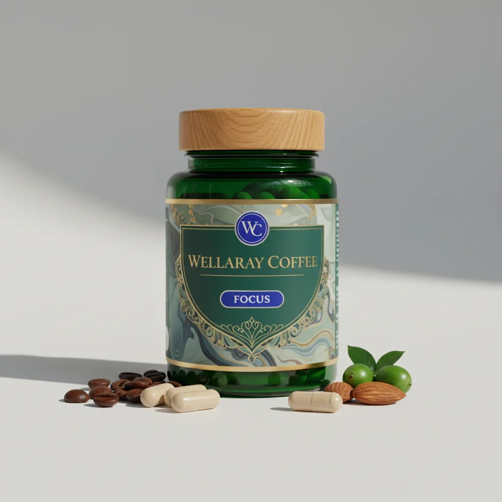 Wellaray Coffee box and sachets - functional coffee supplement with L-Carnitine
